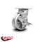 Service Caster 5 Inch V Groove Semi Steel Swivel Caster with Roller Bearing and Brake SCC SCC-30CS520-VGR-TLB - alternate 4